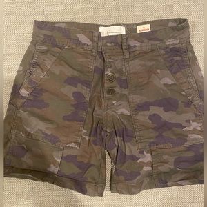 Anthropologie Camo Shorts